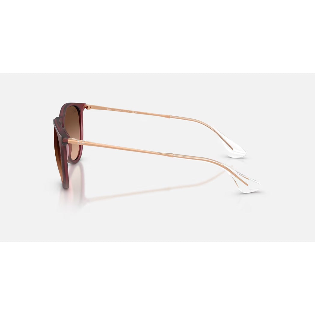RAYBAN - ERIKA | Polished Rubber Violet w/ Pink Gradient Brown
