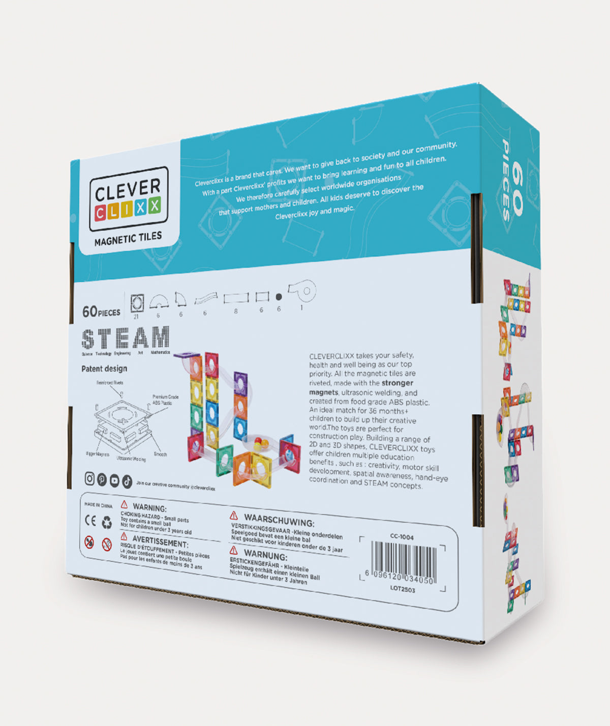 Cleverclixx Ball Run Compact Pack Intense 60 Pieces
