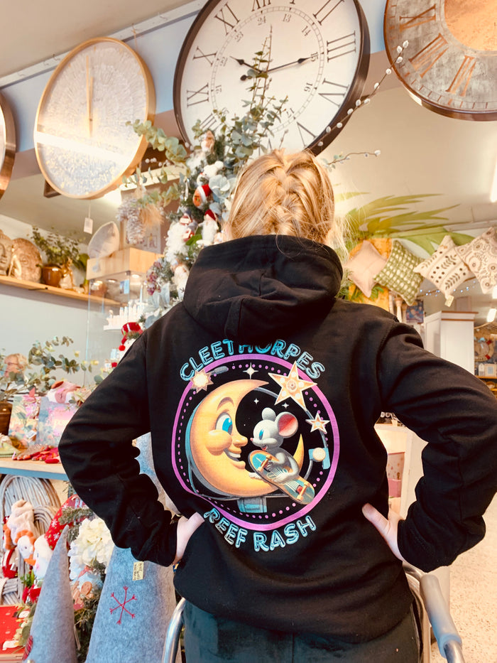 CLEETHORPES kids mouse and moon hoodie
