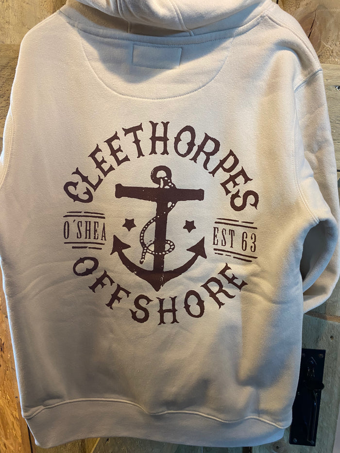 CLEETHORPES IVORY HOODY - OFFSHORE -