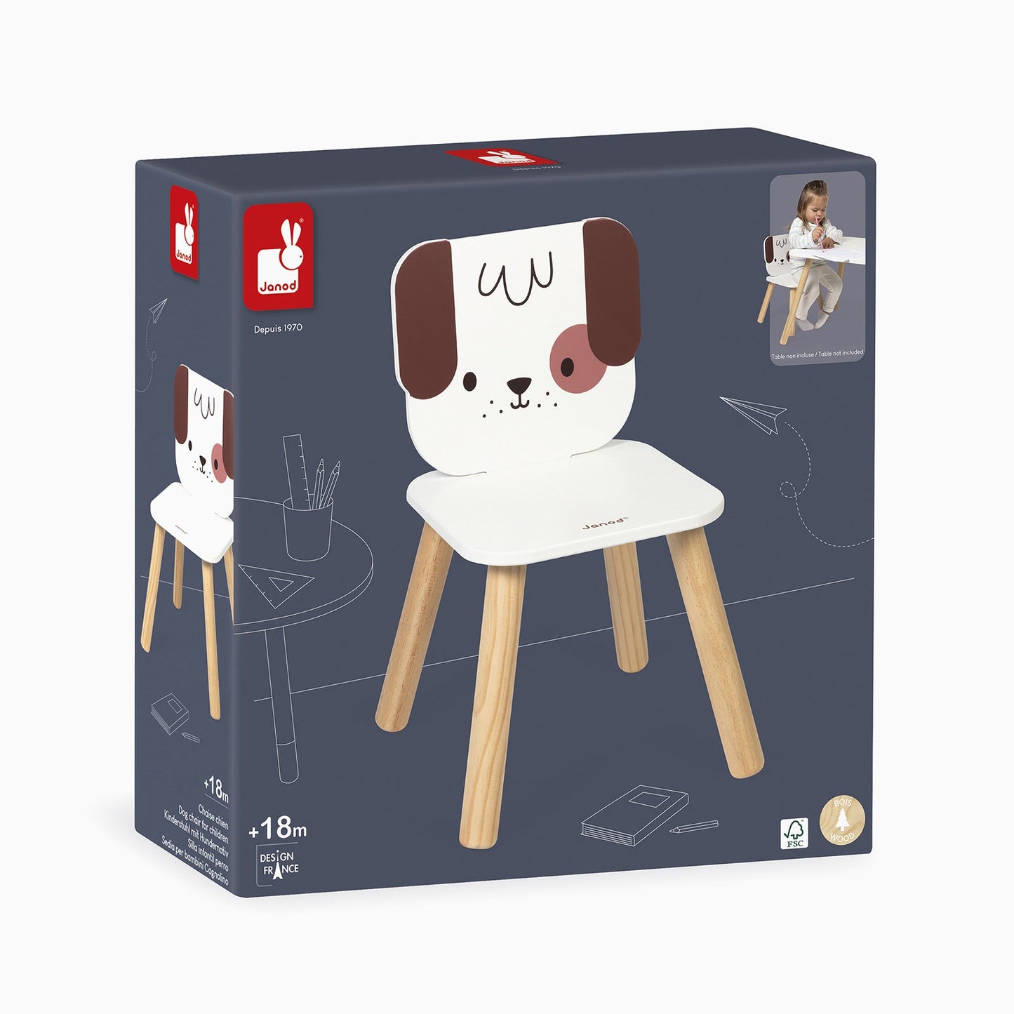 Janod Children's Chair - Dog