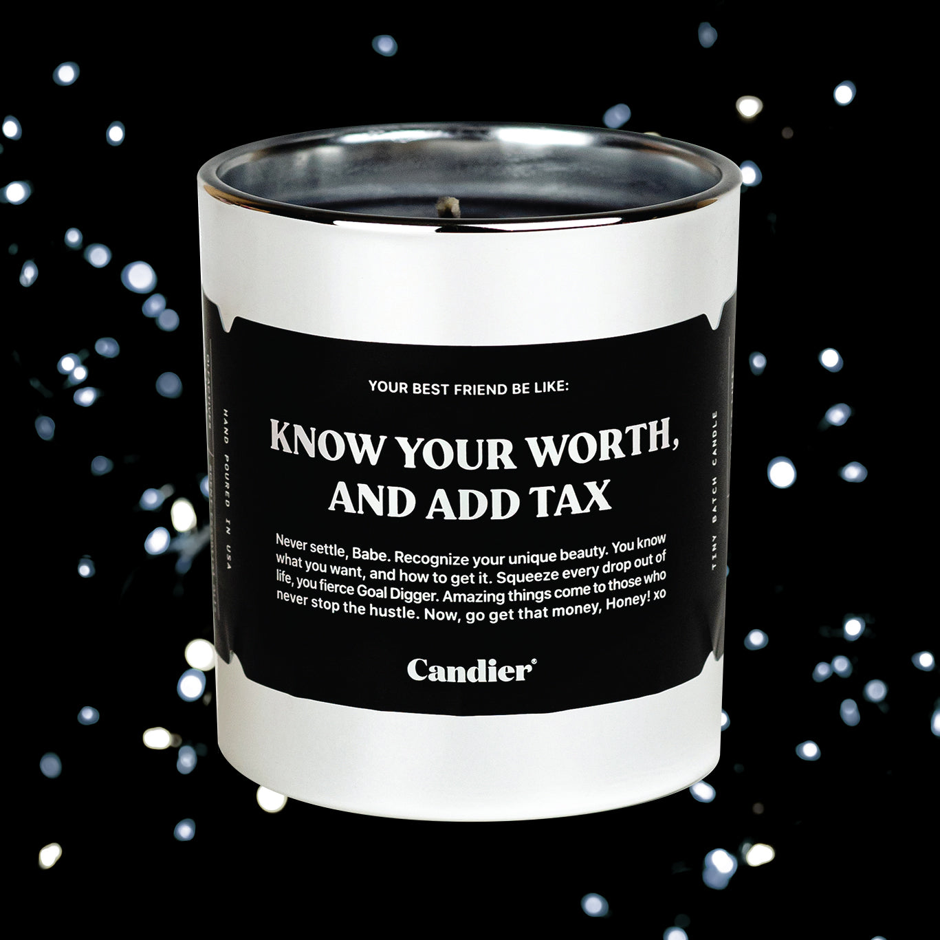KNOW YOUR WORTH CANDLE