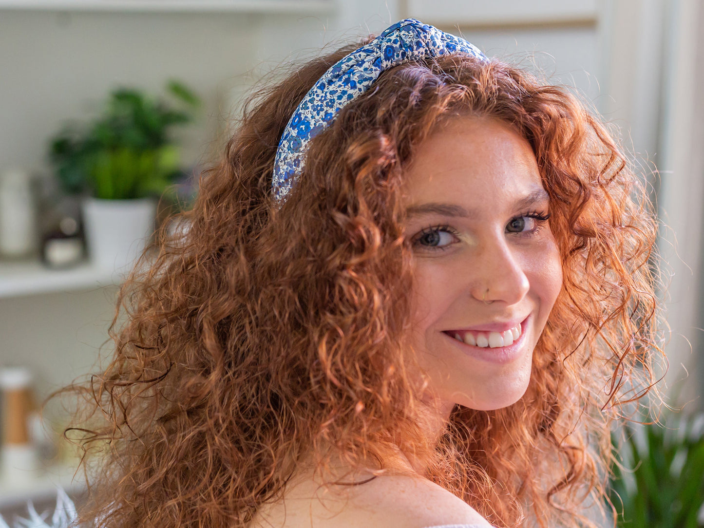 Padded Knot Headband - Liberty Tresco F Print