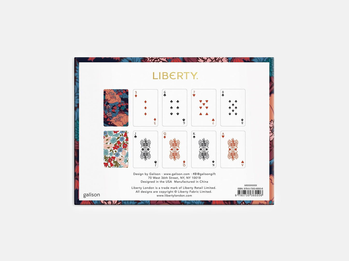 Liberty Floral Playing Card Set