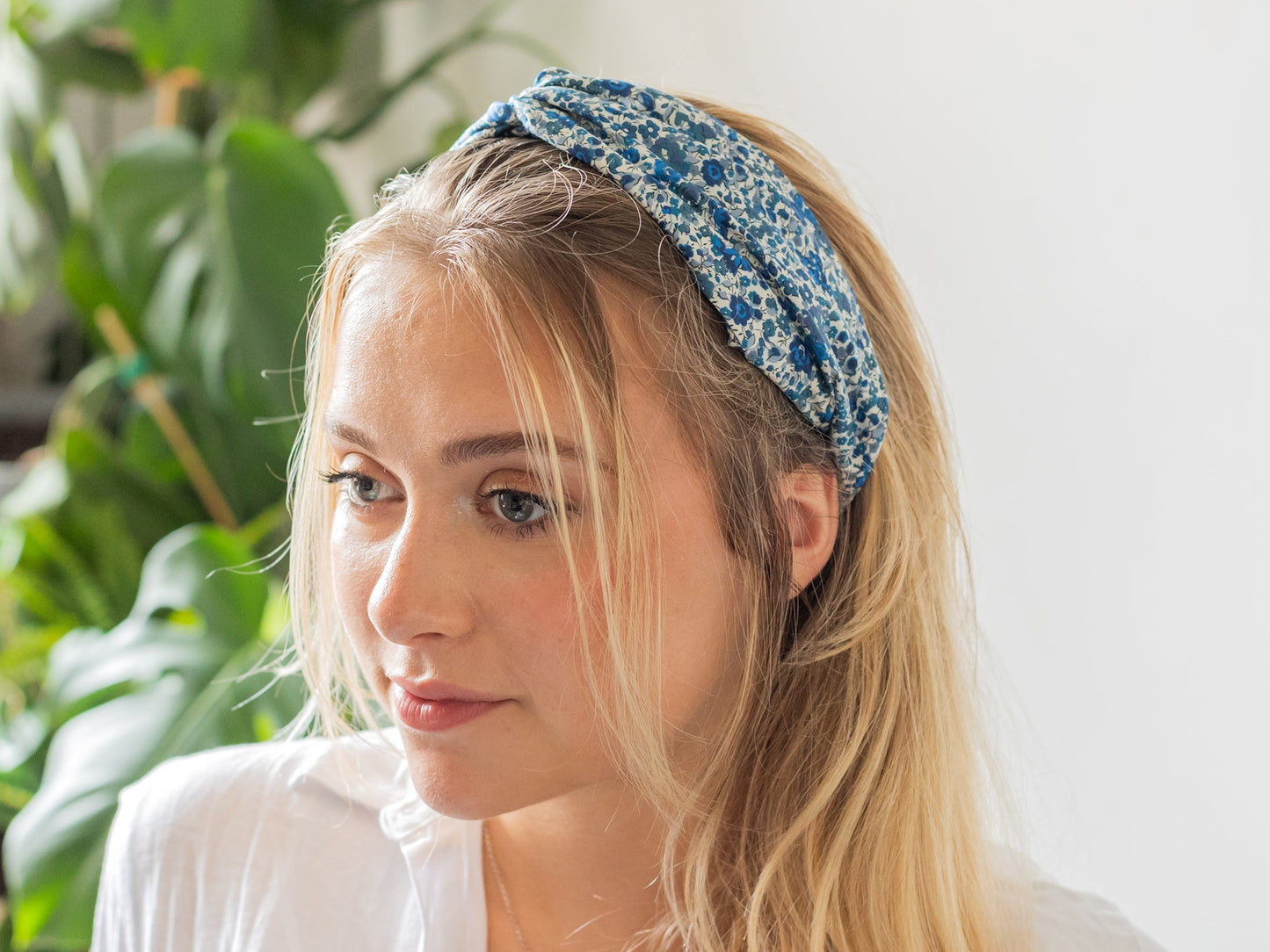 Twist Headband - Liberty Strawberry Thief Spring C Print