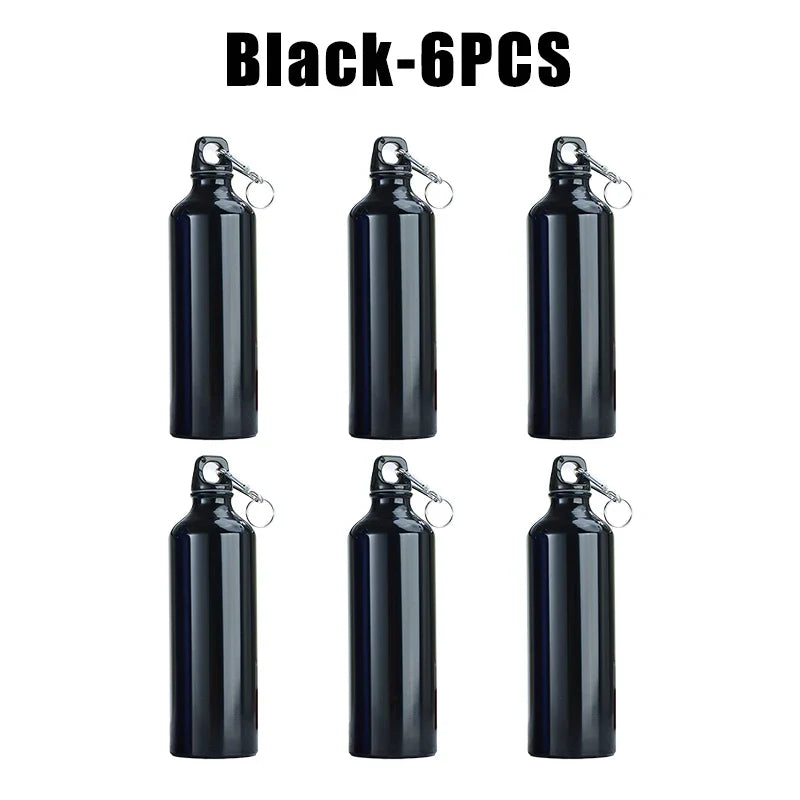 500ml 750ml Gradient Aluminum Water Bottle Large Capacity Gym Outdoor Sports Flask Leakproof Portable Gift Drinkware