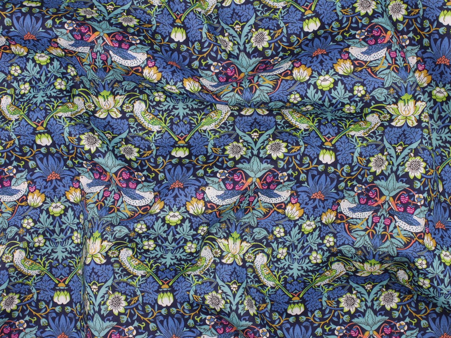 Lavender Bag - Liberty Strawberry Thief J Print
