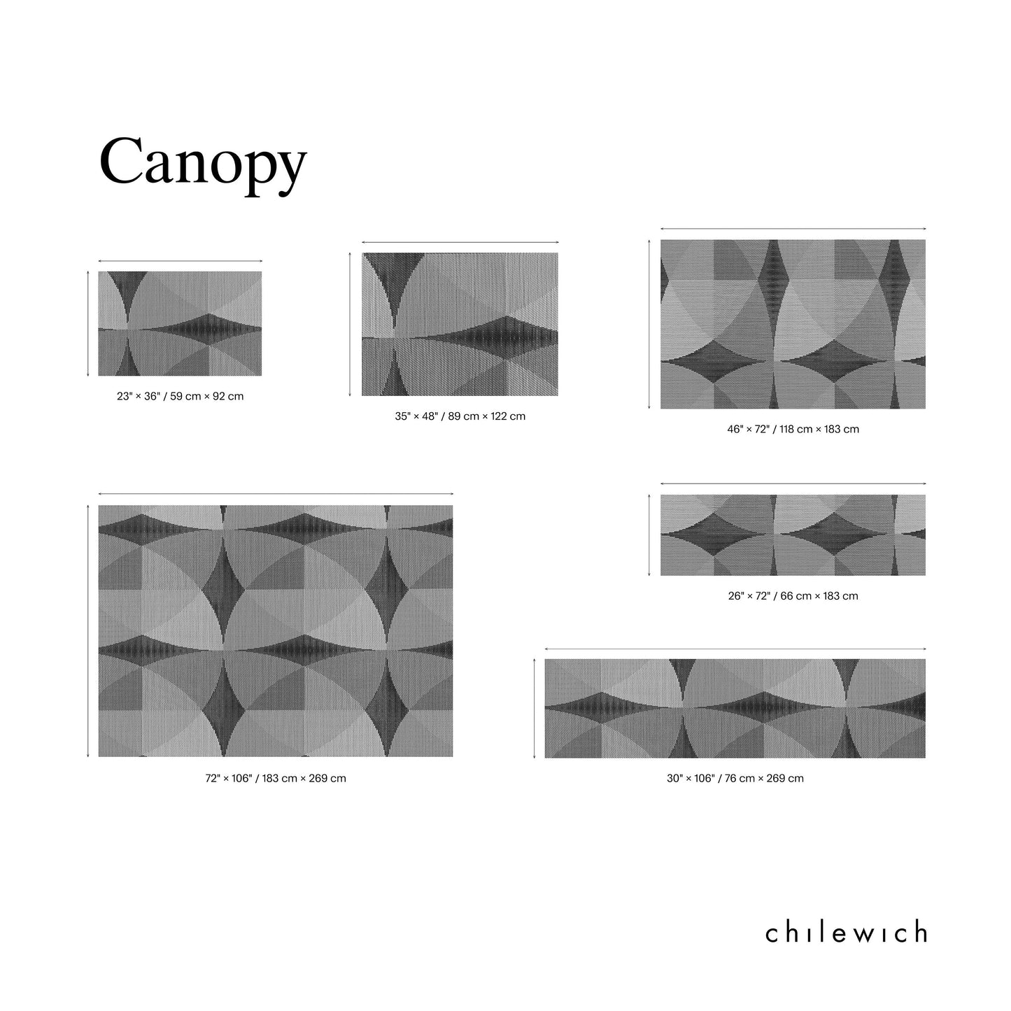 chilewich | woven floormat 59x92cm (23x36"') | canopy honey