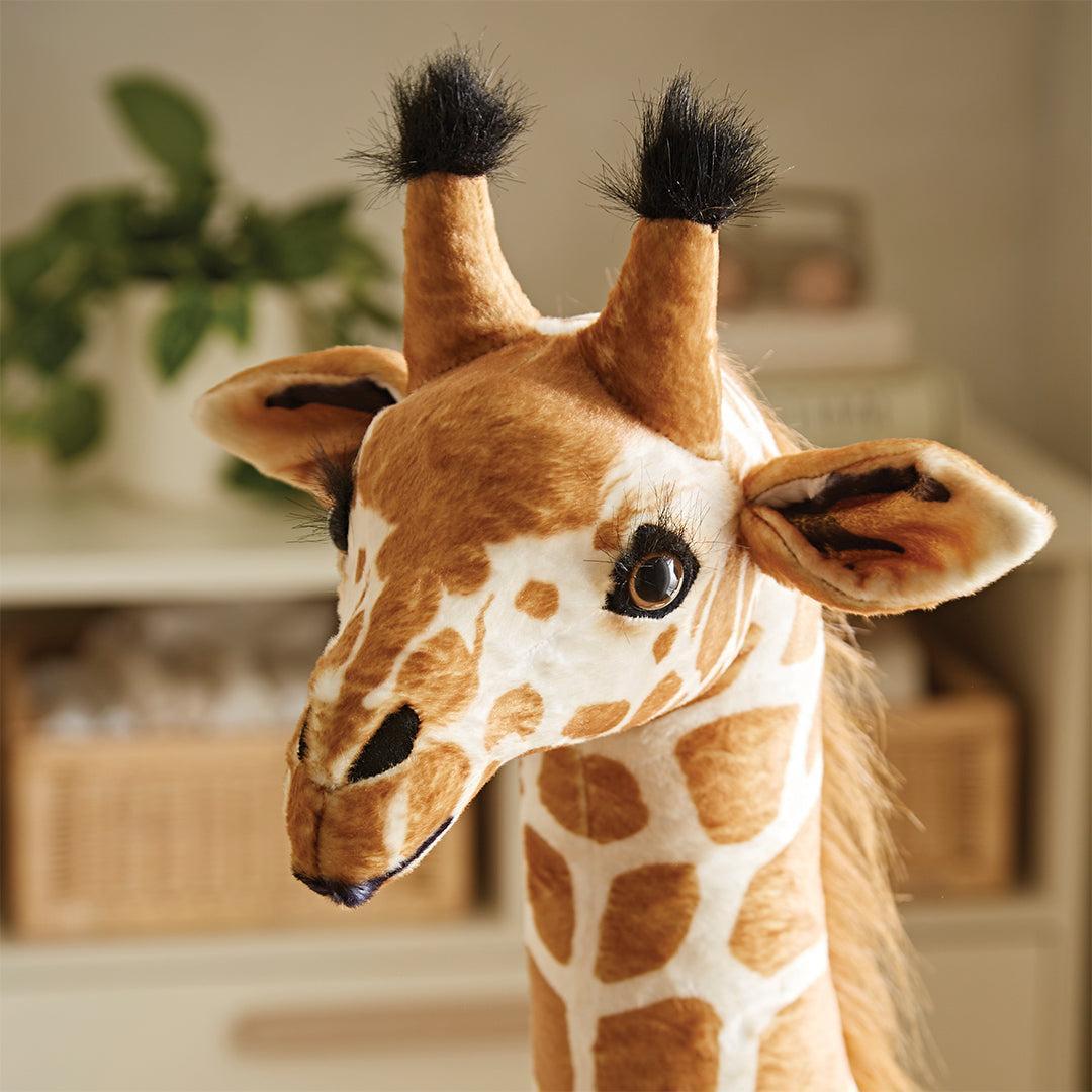 CuddleCo Medium Standing Giraffe Stuffed Animal - Natural