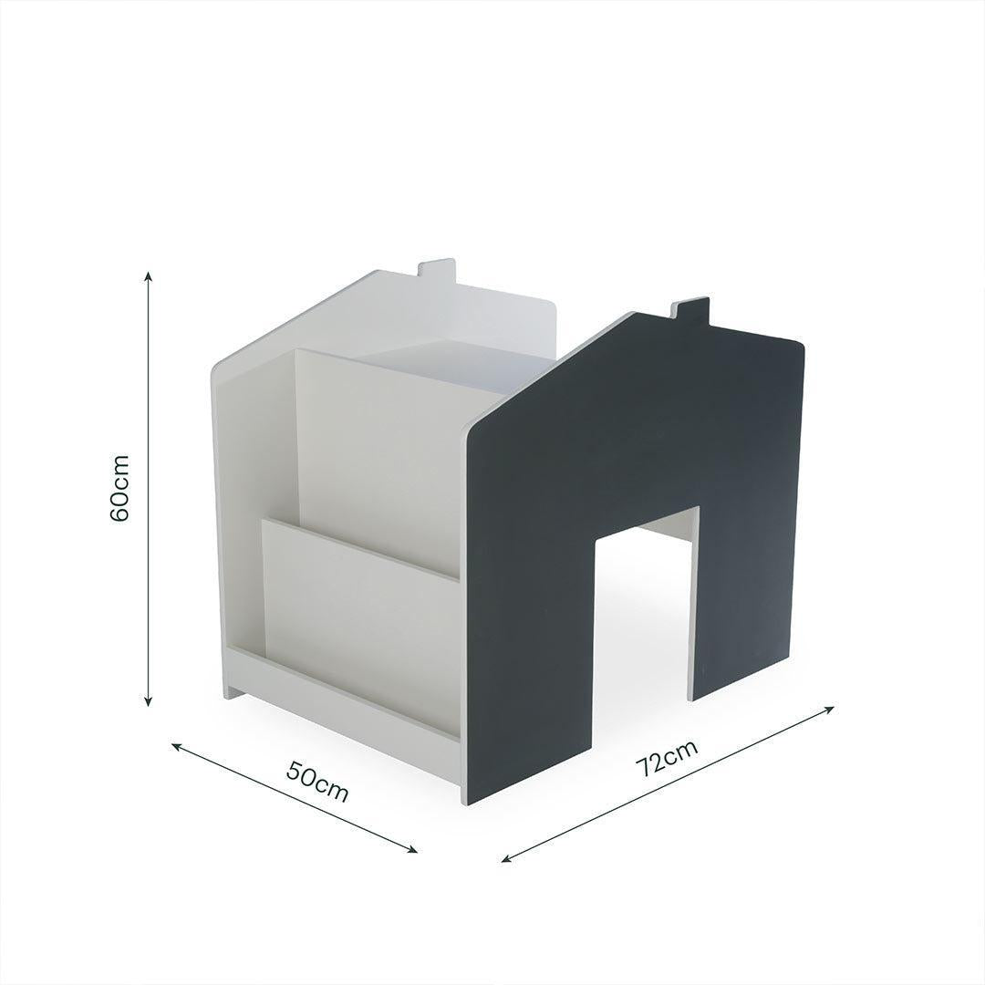 CuddleCo Storage Desk with Bench - Pebble