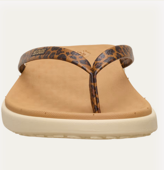 HEY DUDE Maui Breeze Flip - Tan Leopard