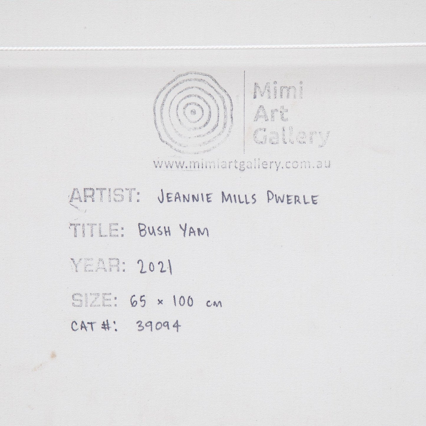 jeannie mills pwerle | original artwork | bush yam - ID39094