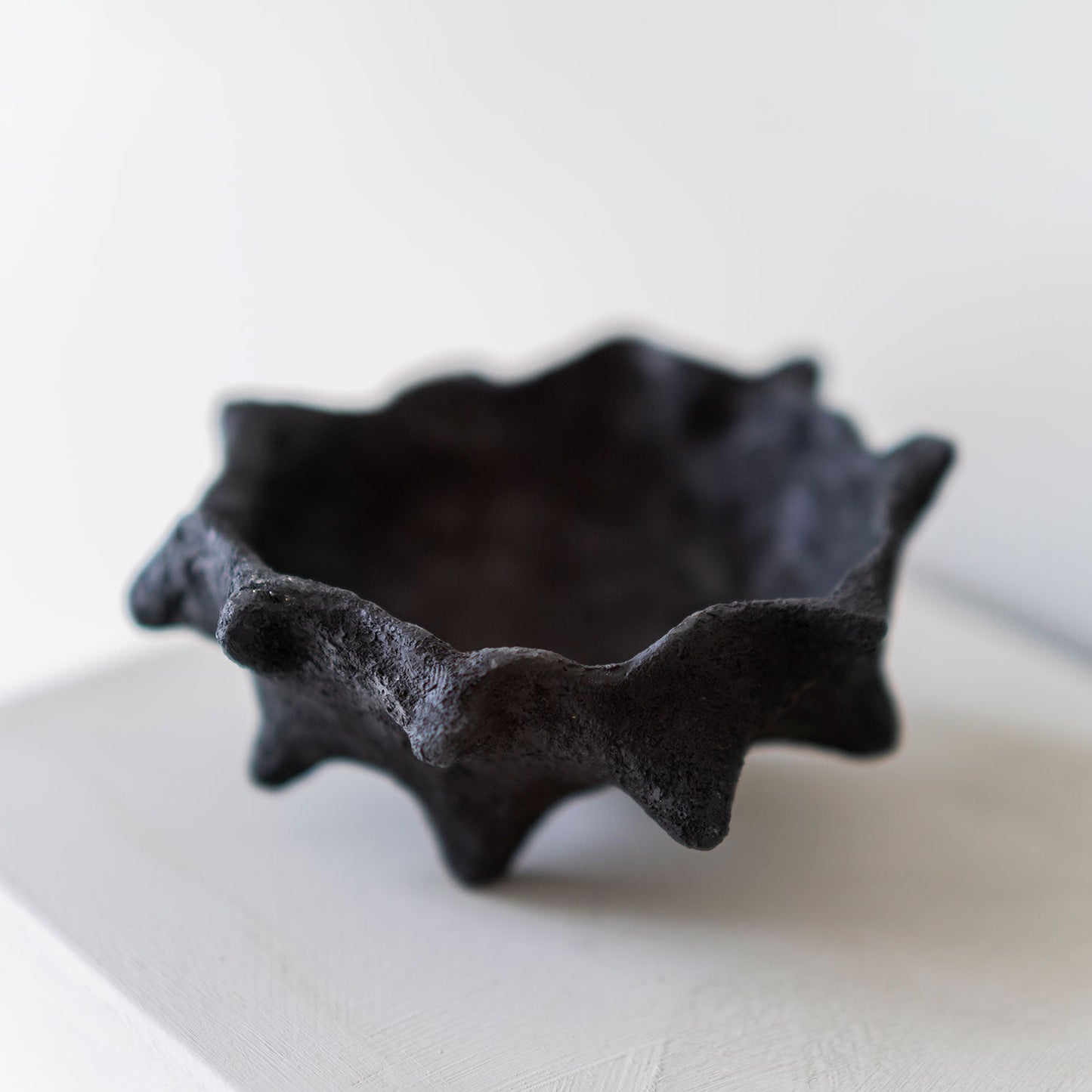 mette ditmer | art piece | chestnut bowl | black