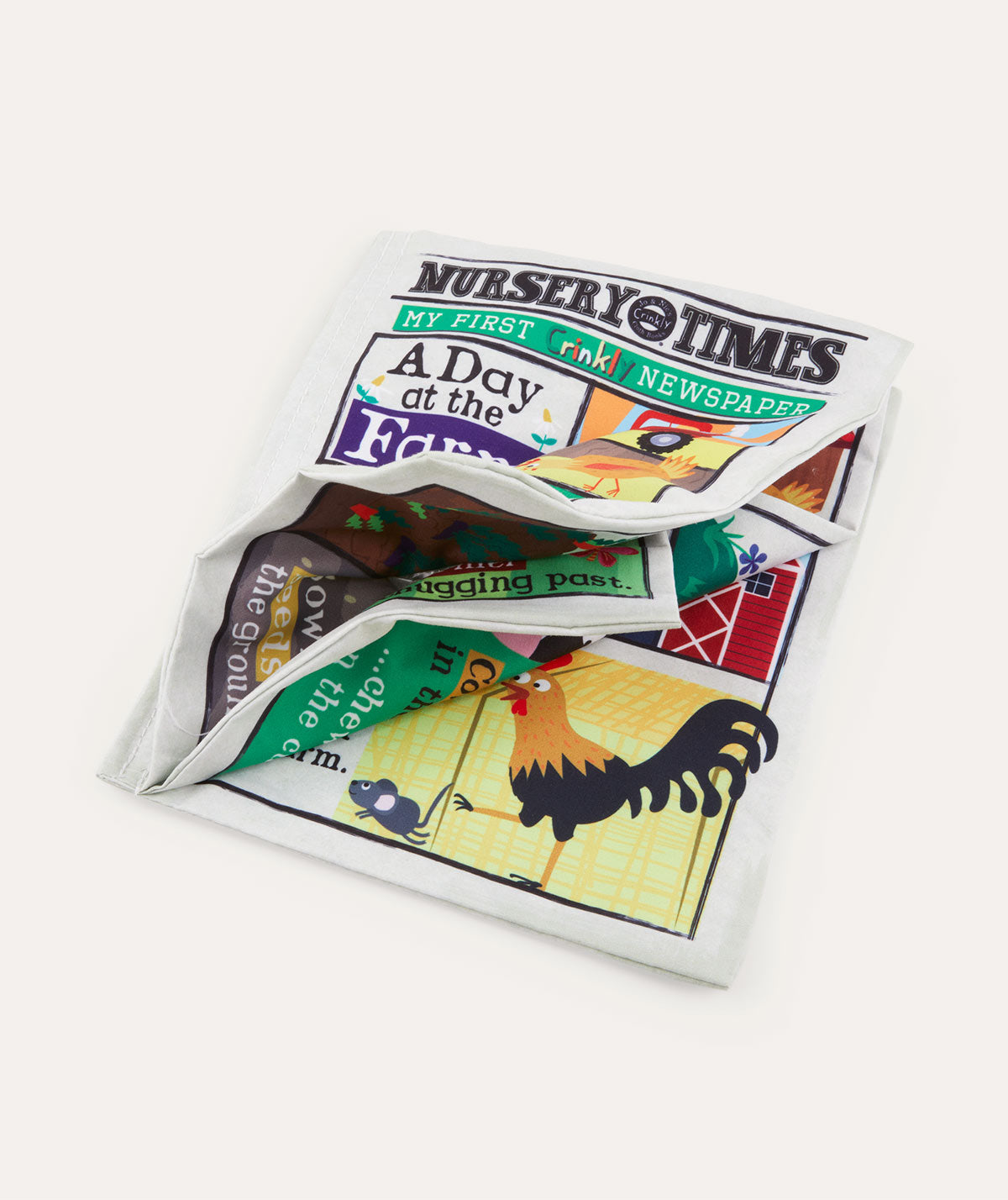 Jo & Nic's Crinkly Cloth Books Farm Animals