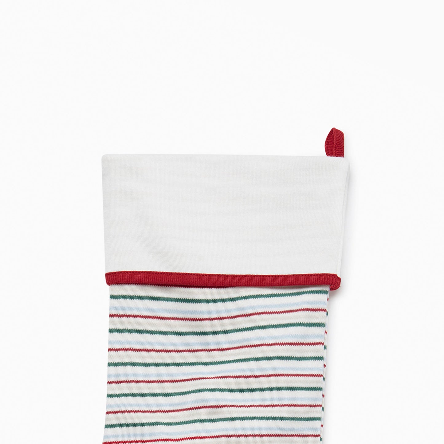 Festive Stripe Zip-Up Sleepsuit & Stocking Set