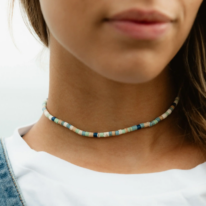 PINEAPPLE MAUNA KEA BEADED NECKLACE- KALN-020