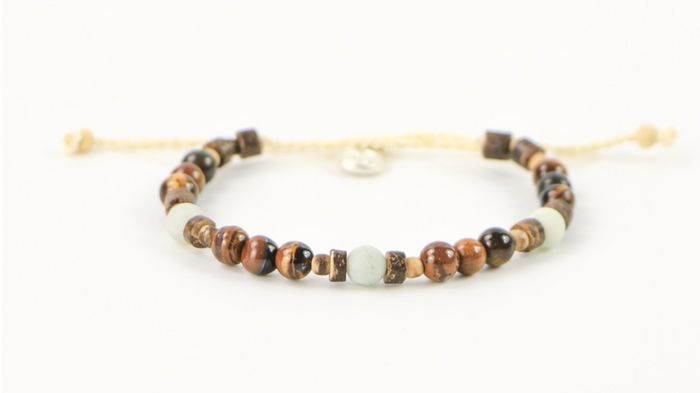 PINEAPPLE natural stone beads NEP-301