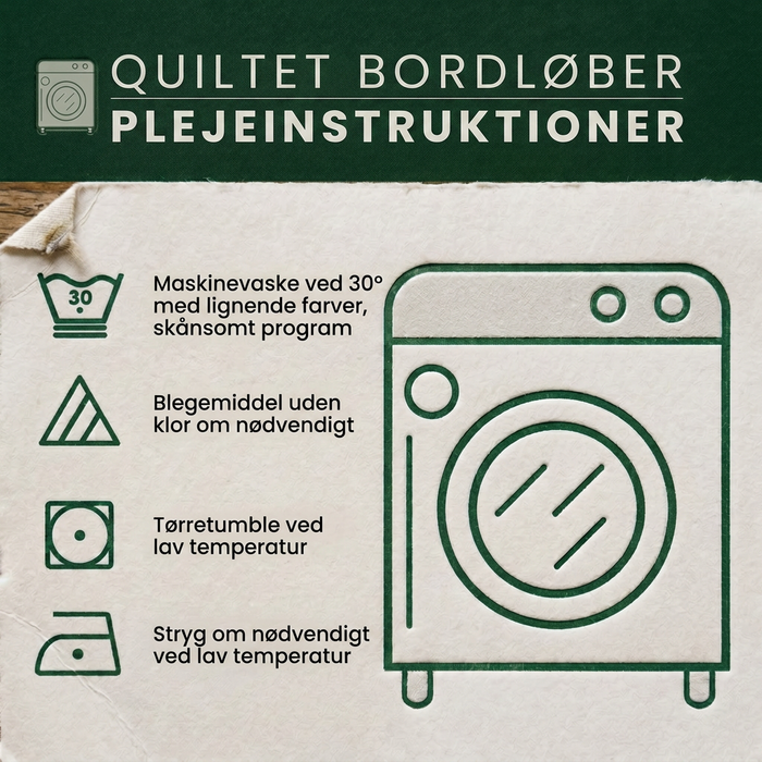 Pyntebordsløber - Karmesinrøde Hanke