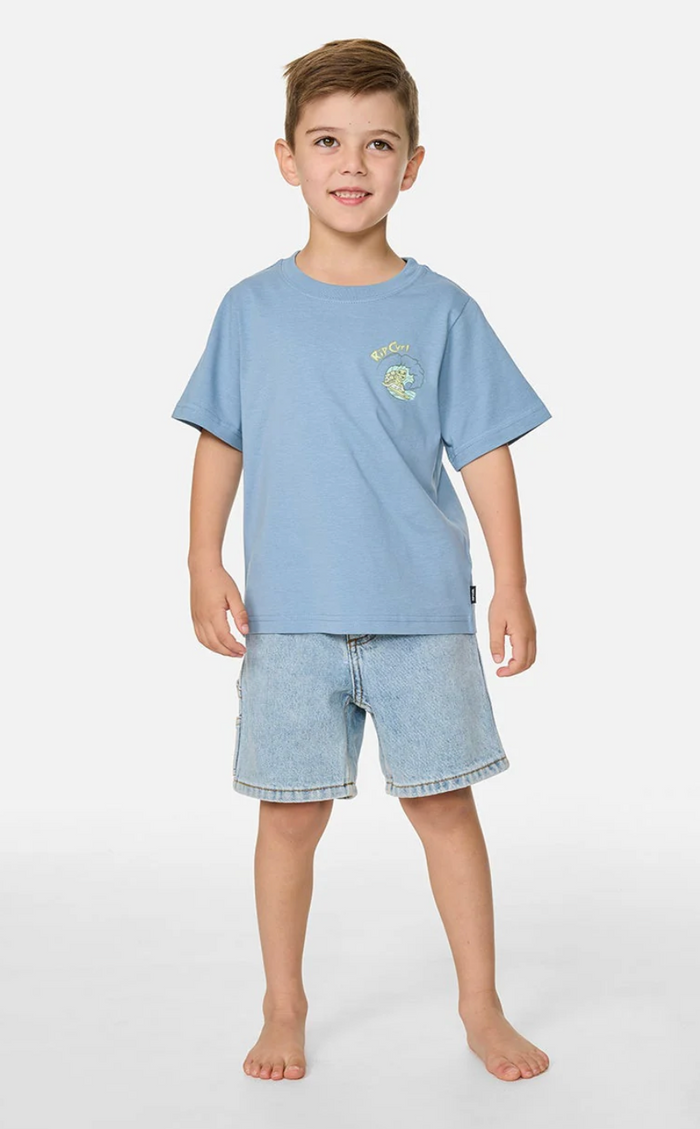 Rip Curl ride the waves art t-shirt