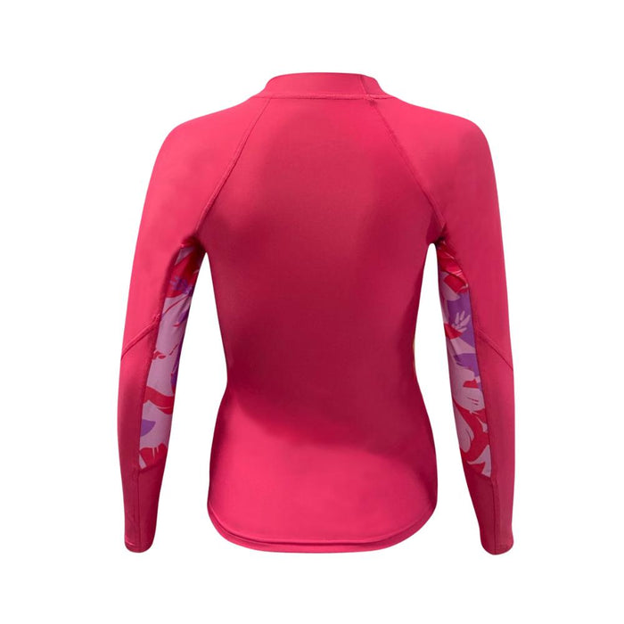 SPEEDO ASIA FIT WOMENS PRINTED LONG SLEEVE RASH TOP