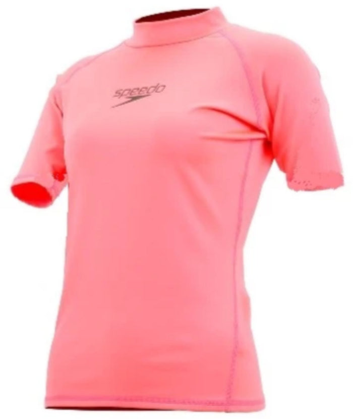 SPEEDO ESSENTIAL FEMALE RASHGUARD SHORT SLEEVES