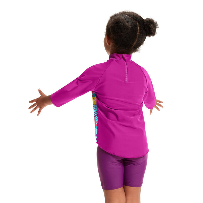 SPEEDO LONG SLEEVE RASHTOP - TOTS GIRLS (*top only)