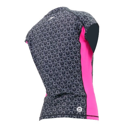 SPEEDO PERFORMANCE FEMALE RASHGAURD CAP SLEEVE