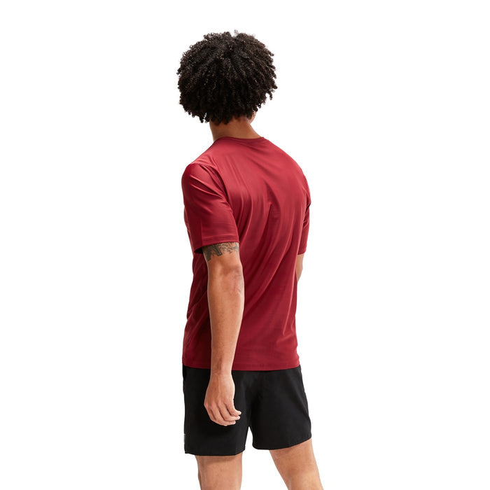 SPEEDO PRINTED SHORT SLEEVE SWIM TEE(*top only)