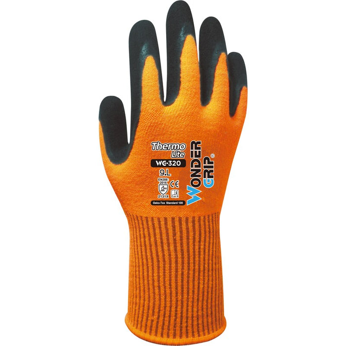 THERMO LITE WG-320O Double Latex 13 Gauge Brushed Acrylic Glove