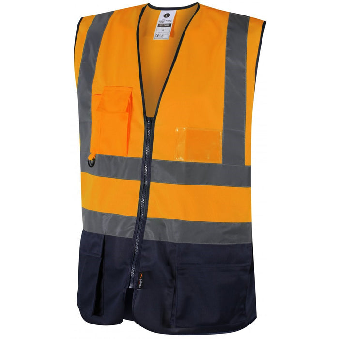 TWC05 - High Visibility Safety Contrast Executive Waistcoat