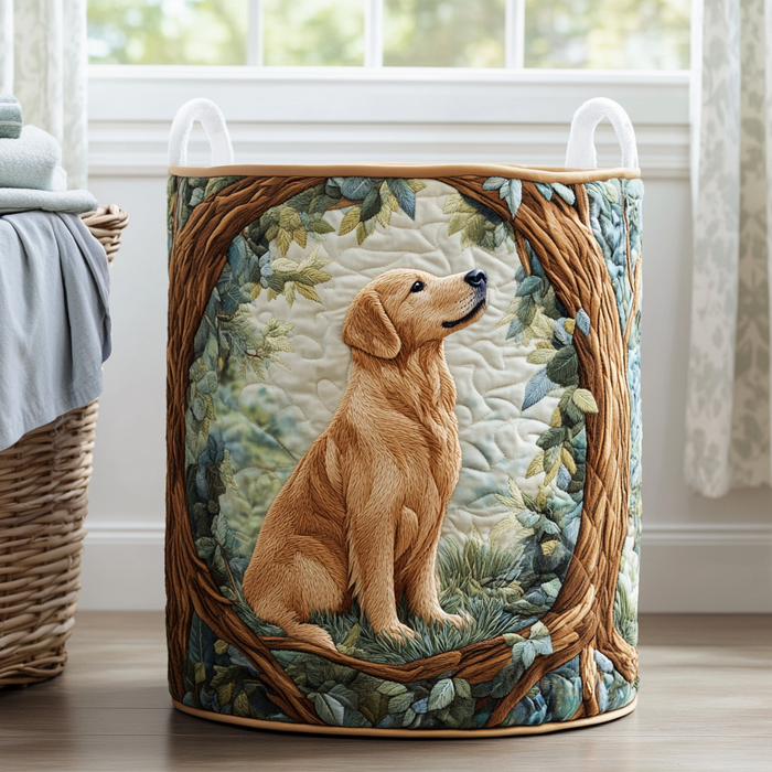 Vasketøjskurv Golden Retriever Field