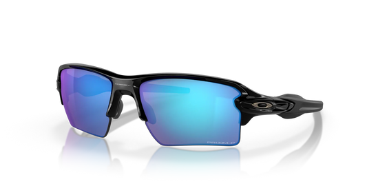 OAKLEY - FLAK 2.0 XL | Polished Black w/ Prizm Sapphire Polarized Lenses