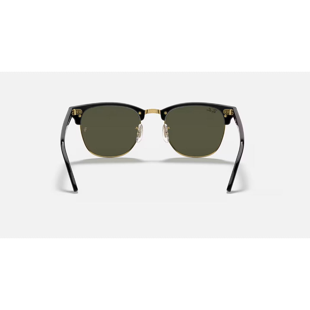 RAYBAN - CLUBMASTER | Black Arista w/ Green