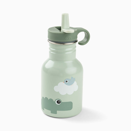 Done by Deer Metal Bottle - Playground Green 350ml