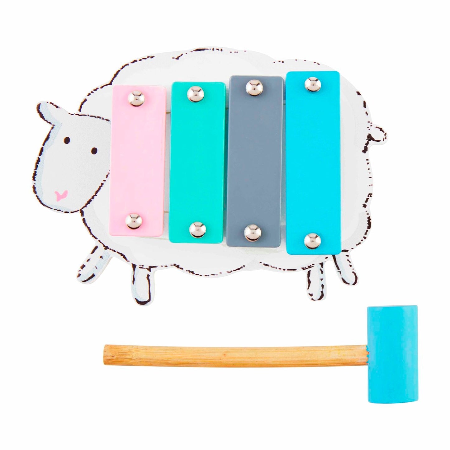 FARM WOOD XYLOPHONE TOY