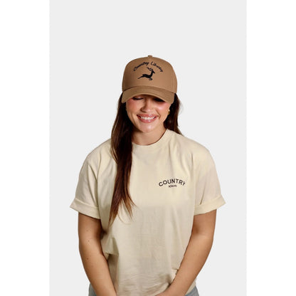 COUNTRY LIBERTY - SOLID DEER HAT | Brown