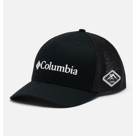 COLUMBIA - MESH BALL CAP | Black w/ White