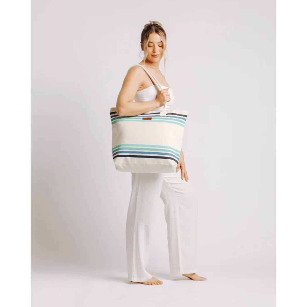 SAND CLOUD -  BEACH TOTE | BORDER CLASSIC STRIPE