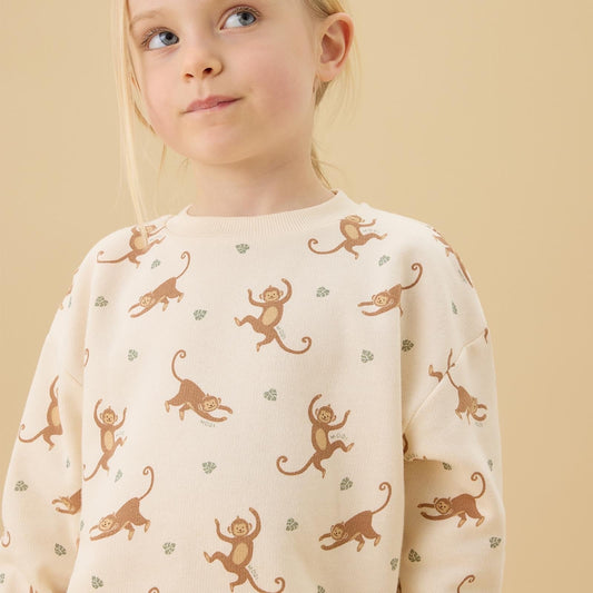 Happy Monkeys Oversized Sweatshirt