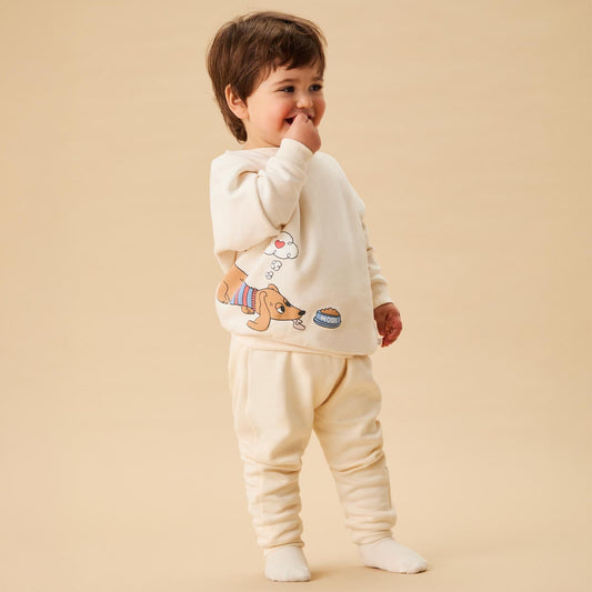 Daydreaming Dog Sweatshirt & Joggers Outfit