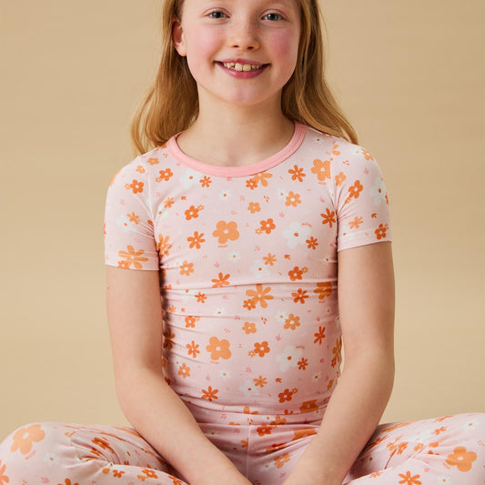 Flower Power Short Sleeve Pyjamas
