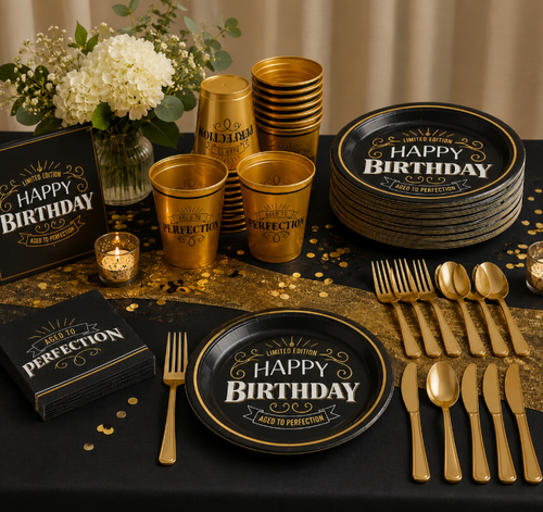 "Aged To Perfection" Birthday Party Kt | For 20 Guests
