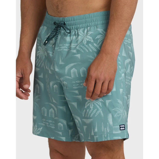 BILLABONG - GOOD TIMES LAYBACKS 16" TRUNKS | Blue Fog