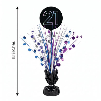 "Finally 21" Birthday Centerpiece Spray