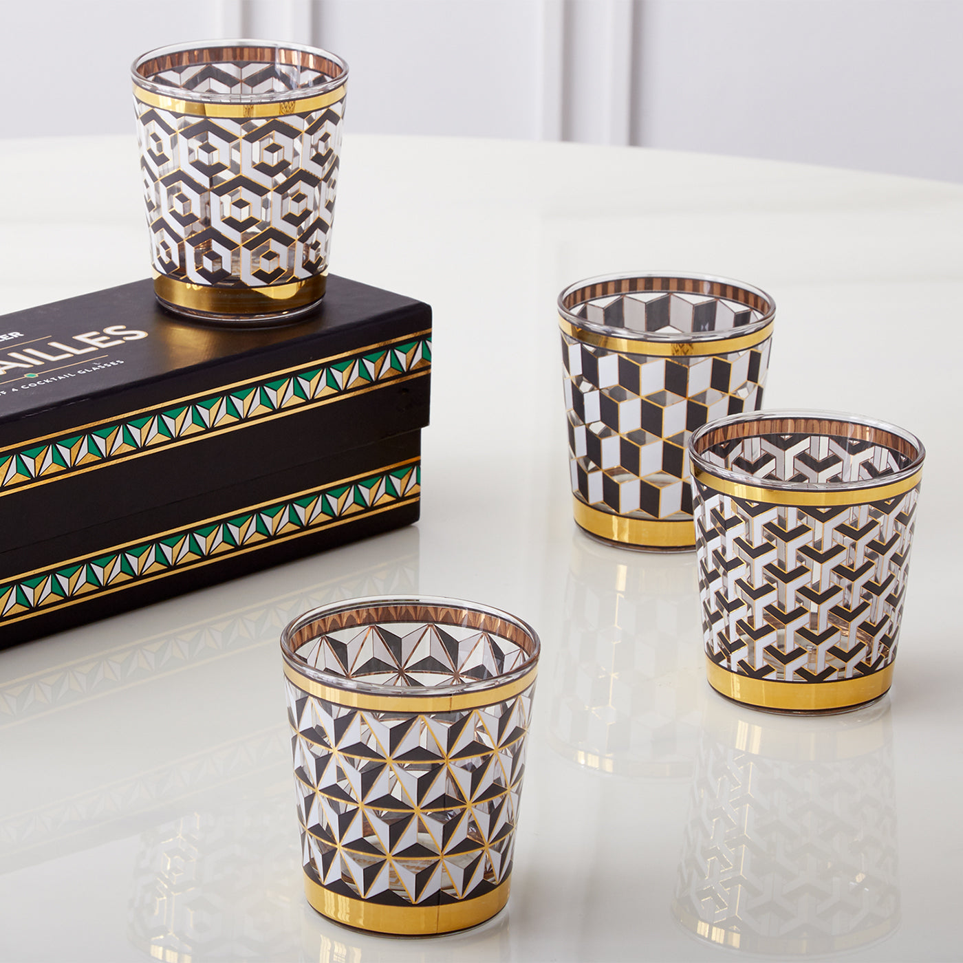Boxed Versailles Glassware Set