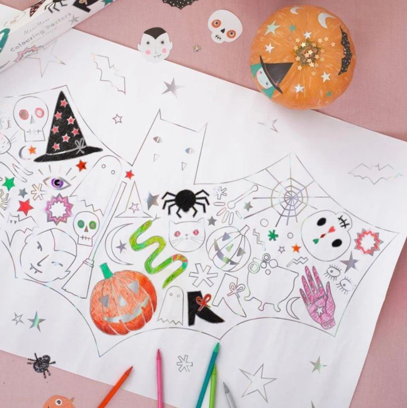 Halloween Coloring Posters