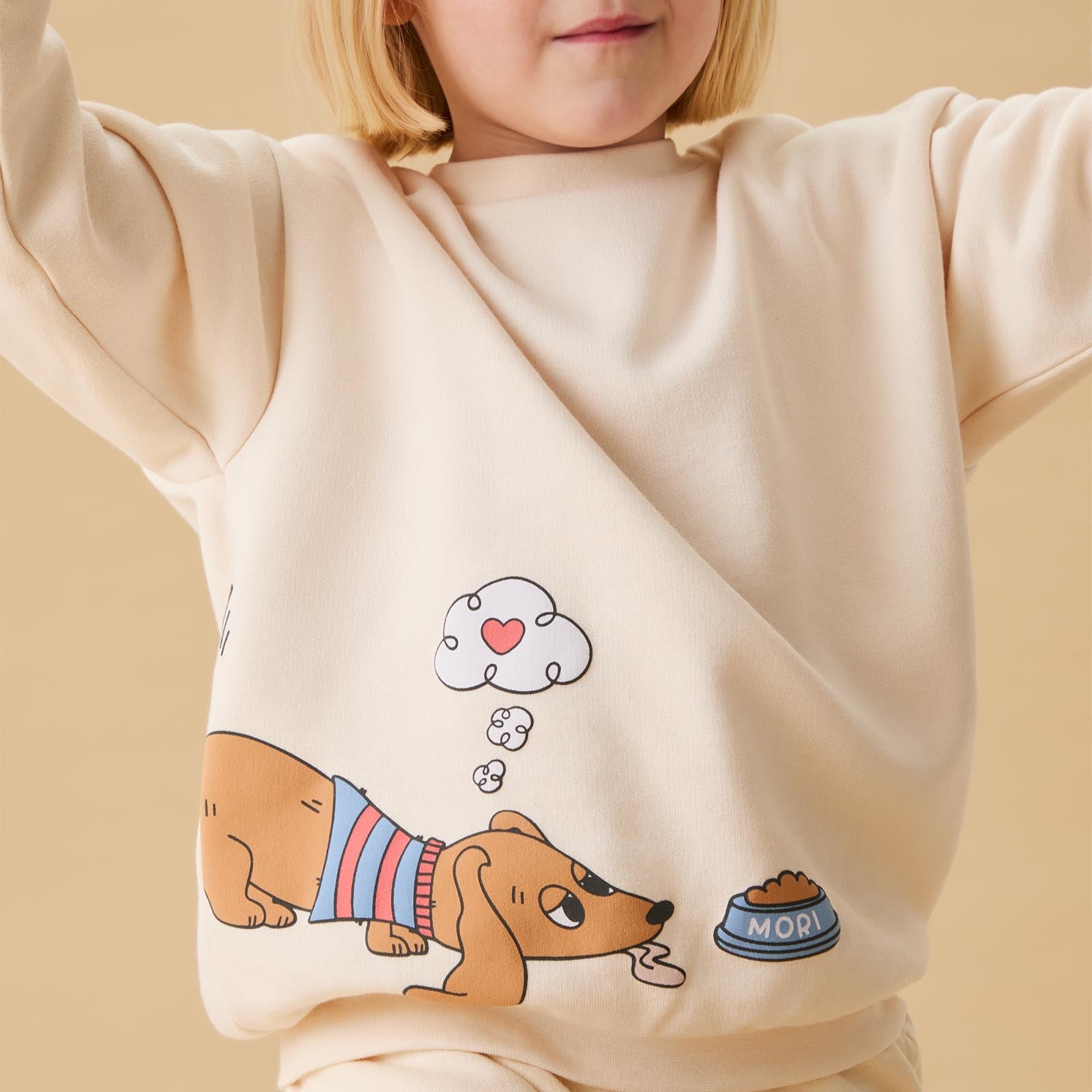 Daydreaming Dog Oversized Sweatshirt