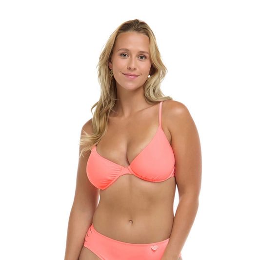 BODY GLOVE - SMOOTHIES SOLO D CUP TOP | CORAL