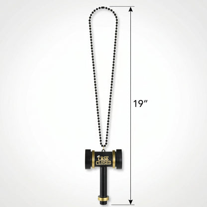 "Case Closed" Law School Graduation Necklace