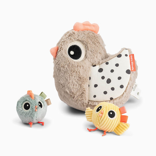 Done By Deer Hide & Seek Activity Toy Clucky